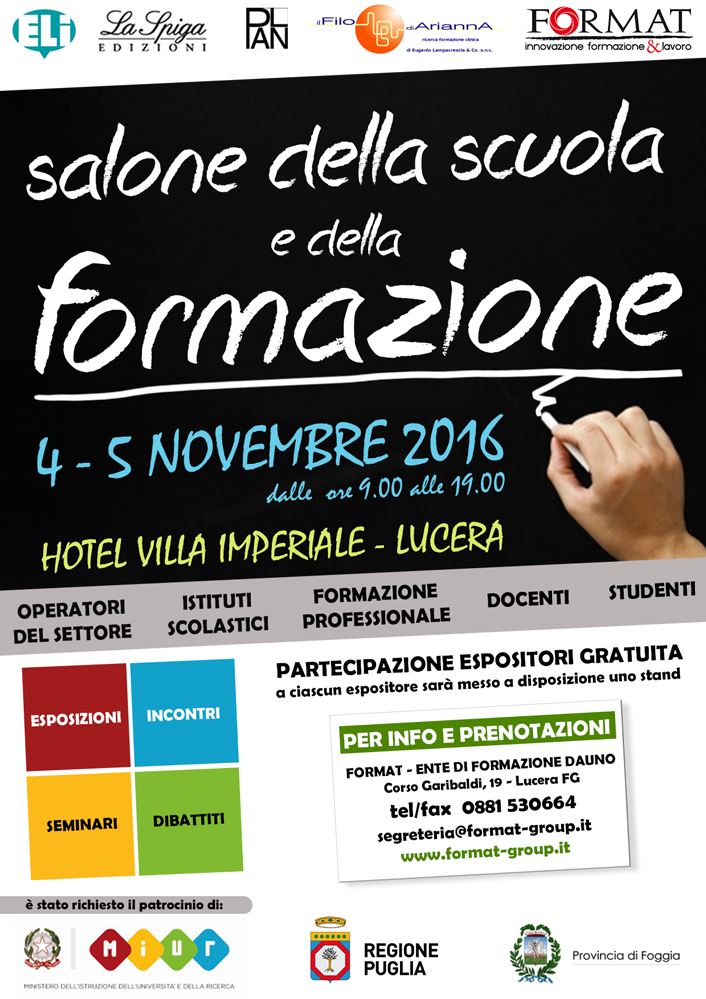 SALONE DELLA SCUOLA E DELLA FORMAZIONE 2016
