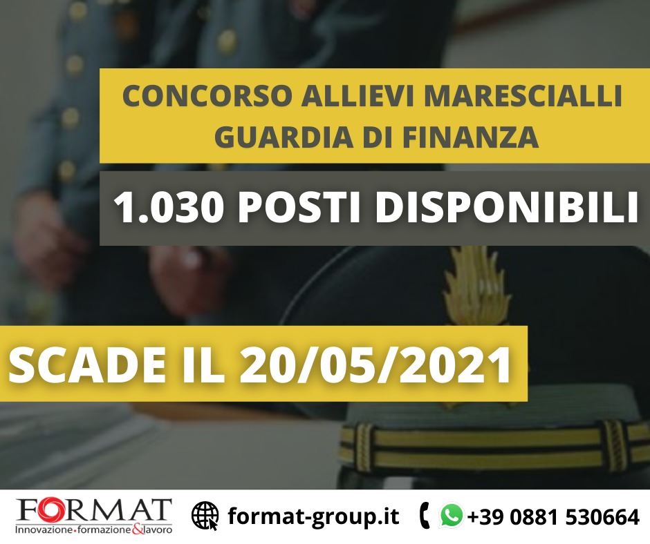 CONCORSO Allievi Marescialli Guardia di Finanza