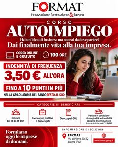 CORSO SULL'AUTOIMPIEGO 