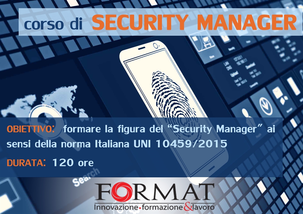 CORSO PER SECURITY MANAGER