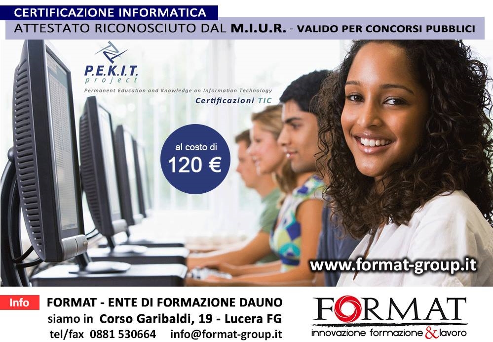 CERTIFICAZIONE INFORMATICA PEKIT