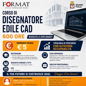 DISEGNATORE EDILE CAD 